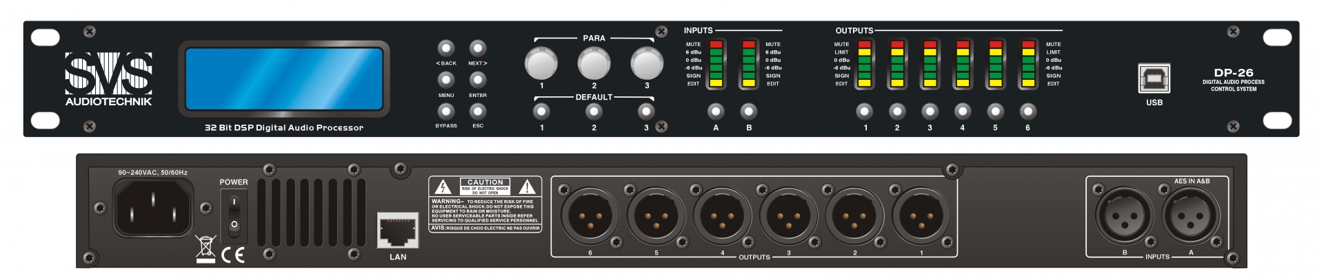 SVS Audiotechnik DP-26 Цифровой процессор: 2 входа 6 выходов в Борисоглебске