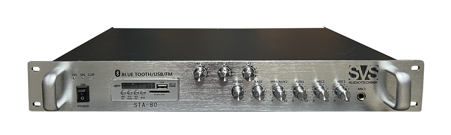SVS Audiotechnik STA-80 Микшер-усилитель для систем Public Address в Борисоглебске